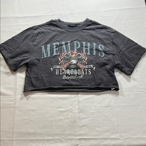 Forever 21 Cropped Graphic Tee